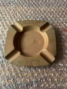 Mansfield ales vintage copper ashtray