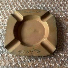 Mansfield ales vintage copper ashtray