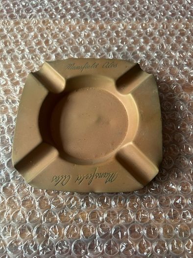 Mansfield ales vintage copper ashtray