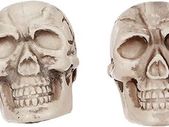 Halloween Decorative Skull Set of 12 Skull Heads Party Accessory