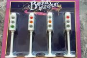 vintage traffic light signals,  ( green crate  )