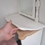 Vanity table with mirror and chair Image 2