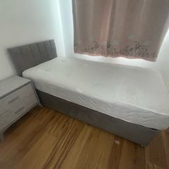 Single Bed and Locker