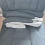 Office chair with foot rest and attachable armrests Image 6