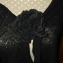 Heather Finn cashmere black cardigan uk 8-12 Image 3