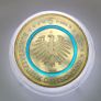 Germany 5 Euro Base Metals (Polymer Ring) Uncirculated Coin 2020 - Subpolare Zone (G) - Earth's Climate Zones Image 2