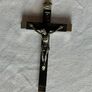 Antique Victorian Religious Lot - 2 Ebony Crucifixes + Book of Common Prayer - Memento Mori Skull Cross c.1890 Image 4
