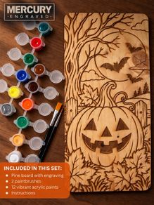 Halloween Wood Painting Kit
