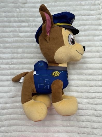 Nickelodeon Paw Patrol Chase Large approx 16" Plush Spin Master Used Please look at the pictures