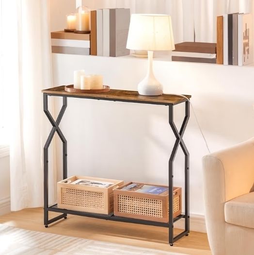 Console Table, Sofa Table, Narrow Entryway Table, Hallway Entrance Table,