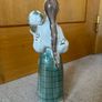 Vintage Porcelain Figurine Hand Painted Bottle Decanter Image 5