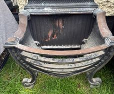 Victorian style fire basket
