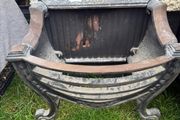 Victorian style fire basket