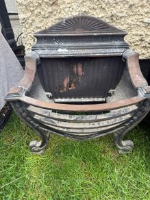 Victorian style fire basket