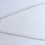 PANDORA Sterling Silver 925 Blue Zircon Stone Love Necklace length 18" - 3,61g Image 4