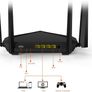 AC1200 Dual Band Gigabit Wireless Cable Router, a USB 2.0 Port, MU-MIMO, 4 Gigabit LAN Ports, 867Mbps/5 GHz+ 300Mbps /2.4GHz, Support VPN Server, WiFi Schedule, Power-saving Image 5