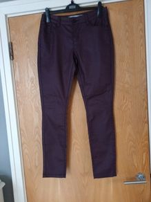 Dunnes Stores Coated Jeans.  S.12R