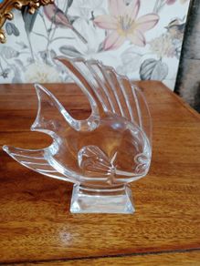 French Signed Art Glass Fish. J.G.Durand.