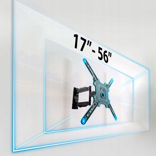 TV Wall Mount Bracket Arm Tilt Swivel 17-56"
