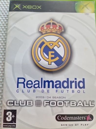 Real Madrid 2003 2004 Season Club Football Xbox Original games Original