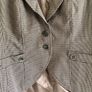 Ladies Fitted Plaid Blazer Size 12 Image 3