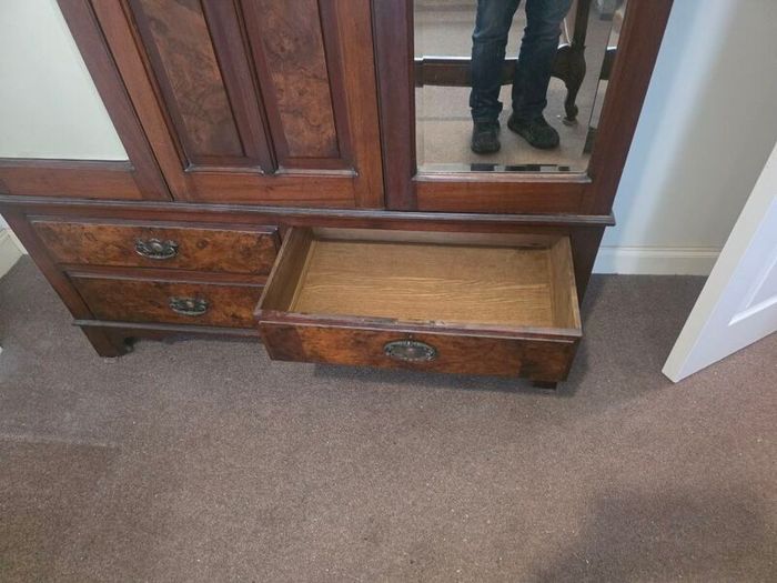 Antique early Edwardian Combination Wardrobe