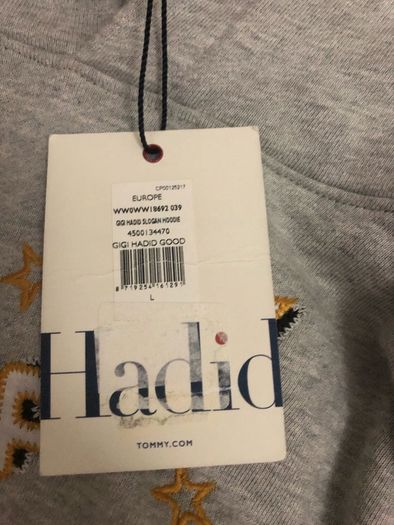 BNWT Gigi Hadid for Tommy Hilfiger hoodie