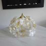 Vintage Hollywood Regency Floral Ceiling Light Image 4