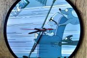 The Simpsons - Vinyl Clock - Rare
