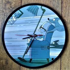 The Simpsons - Vinyl Clock - Rare