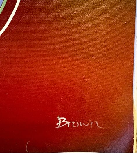 Original paining by brown
