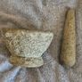 Vintage granite pestle and mortar. Very heavy. Image 2