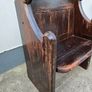 Victorian 2 seater pew or bench Image 7