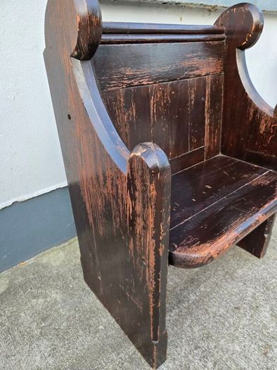 Victorian 2 seater pew or bench