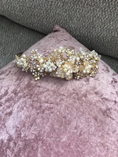 Handmade wedding headpiece / hair band