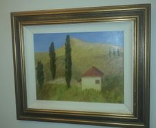 Framed Oil painting