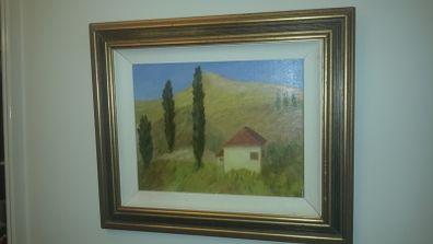 Framed Oil painting
