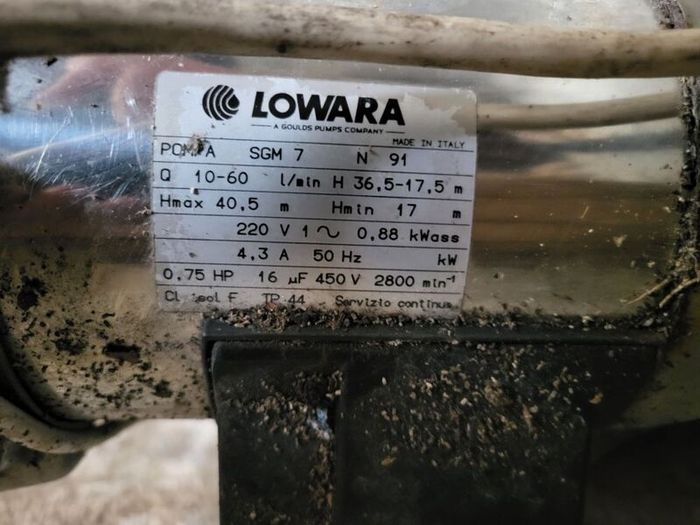 Lowara Water Pump