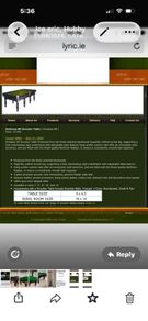 snooker Table