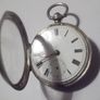 a rare solid silver pocket watch chester  silver date 1774 Image 3