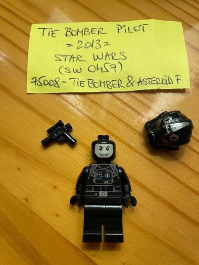 Lego minifigure Tie Bomber Pilot sw0457 - 2013