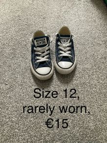 Converse trainers, size 12