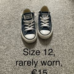 Converse trainers, size 12