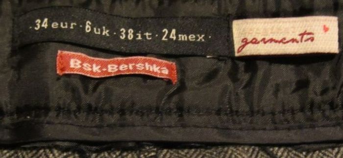 Herringbone tailored shorts from "Bershka"