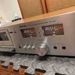 VINTAGE Rotel RD-300 from the Japanese Golden era 1970s STUNNING looking silver and walnut Fully professionally serviced  with New Belts fitted