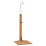 Garden Shower 75x75x210 cm Solid Teak Wood Image 4