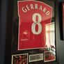 Liverpool Signed Gerard framed jersey Image 4