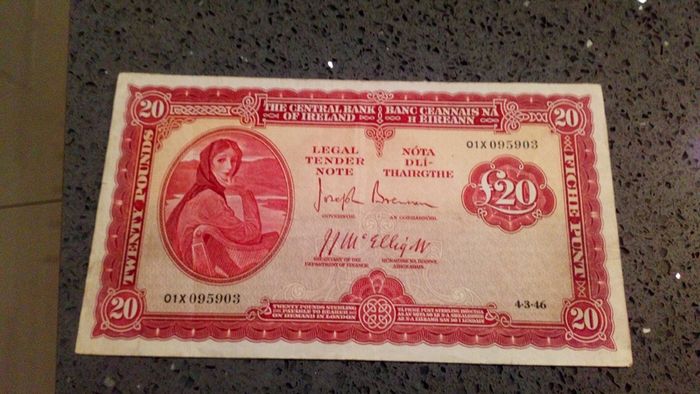 1946 Lady Lavery Twenty Pound Note