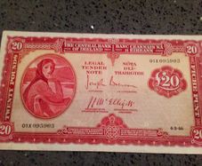 1946 Lady Lavery Twenty Pound Note
