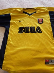 Original Arsenal 1999-2001  Away Jersey Nike SEGA L Vintage